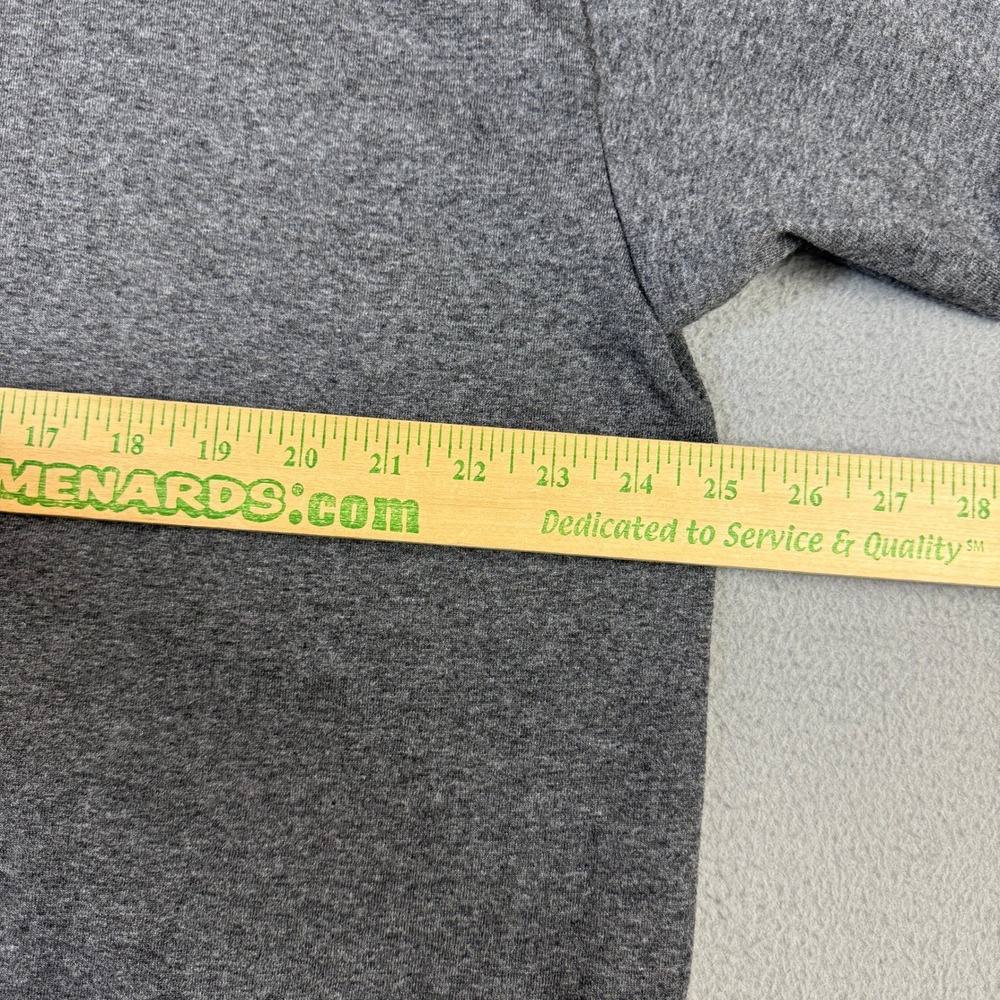 Pro Club Heavy Weight Men 2XL Long Sleeve T-Shirt Charcoal Heather Grey Crewneck - Picture 5 of 6